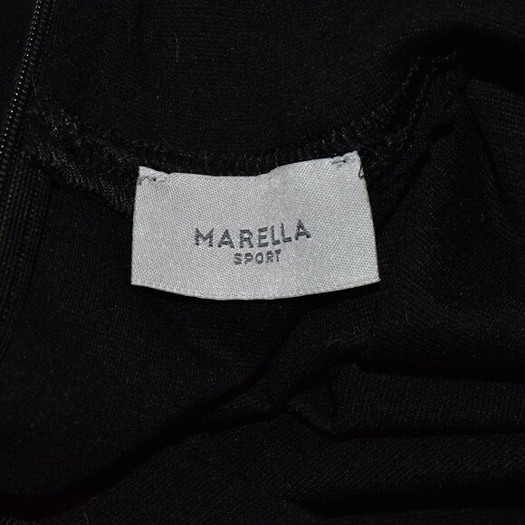 Marella Sport Short Sleeve Midi Dress Black Size 2 - Picture 3 of 13